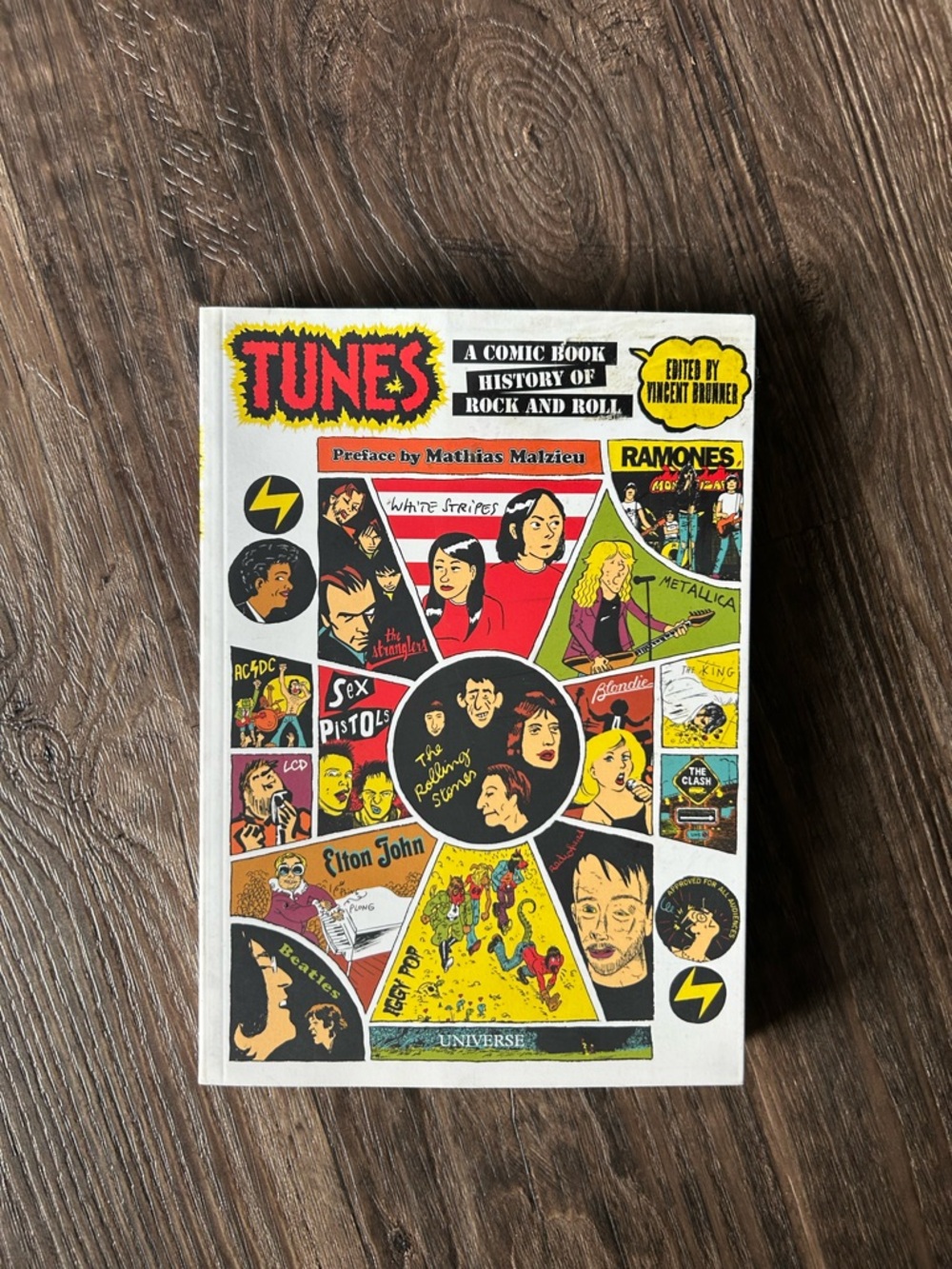 TUNES: A Comic Book History of Rock and Roll - Illustrated Cover